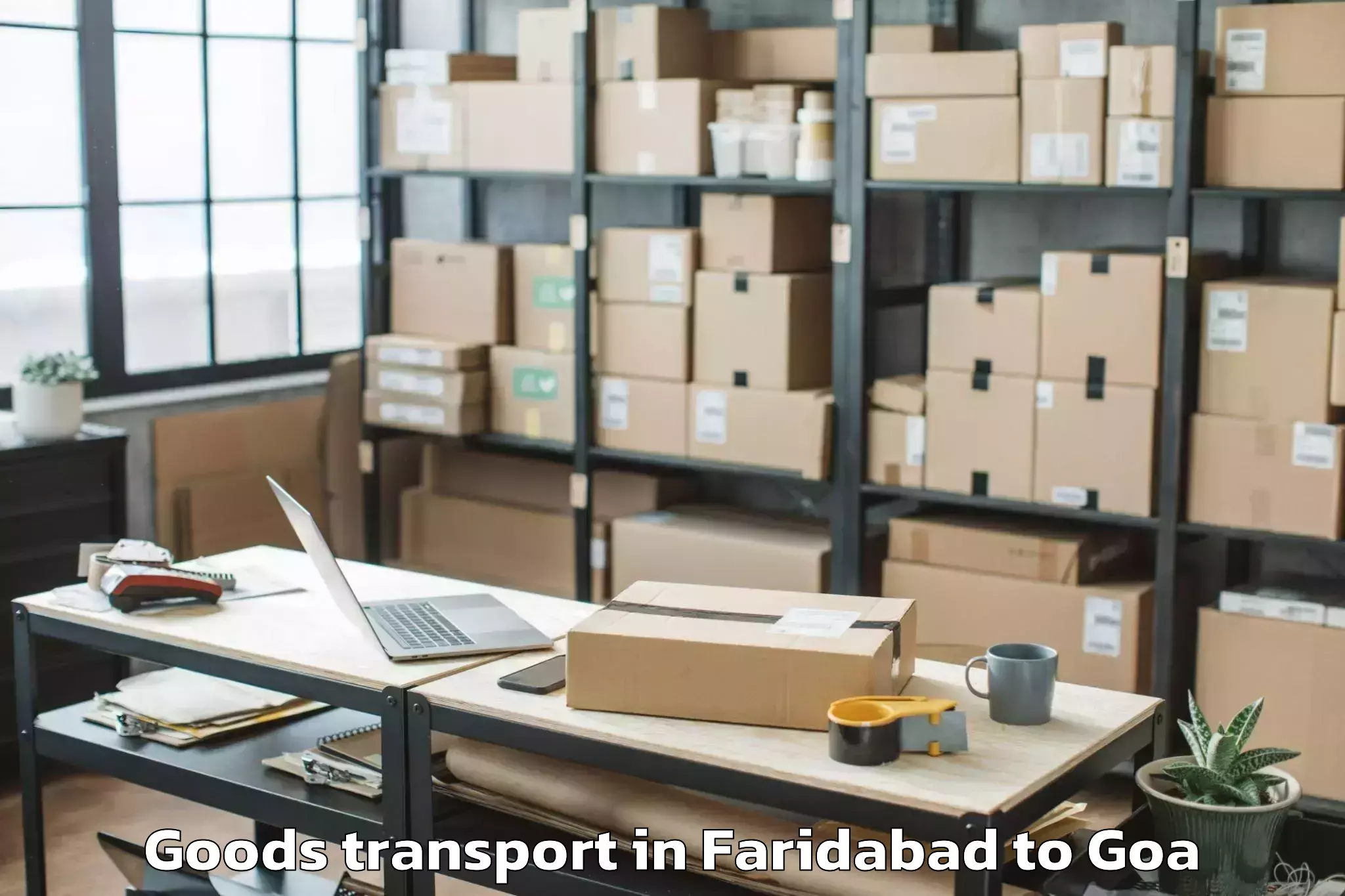 Faridabad to Mormugao Port Goods Transport Booking